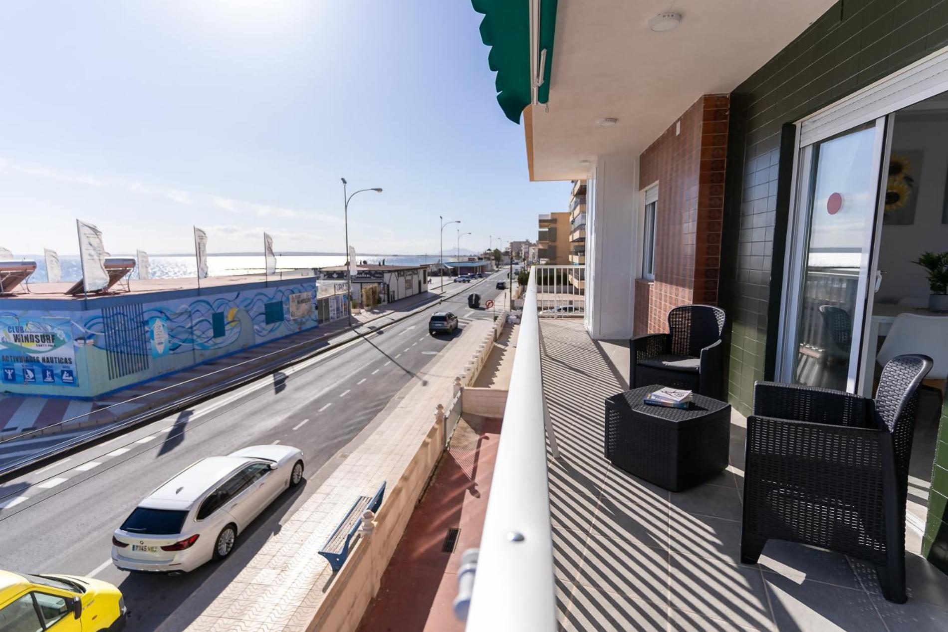 Rentafive Primera Linea Terraza Reformado Santa Pola Exterior foto