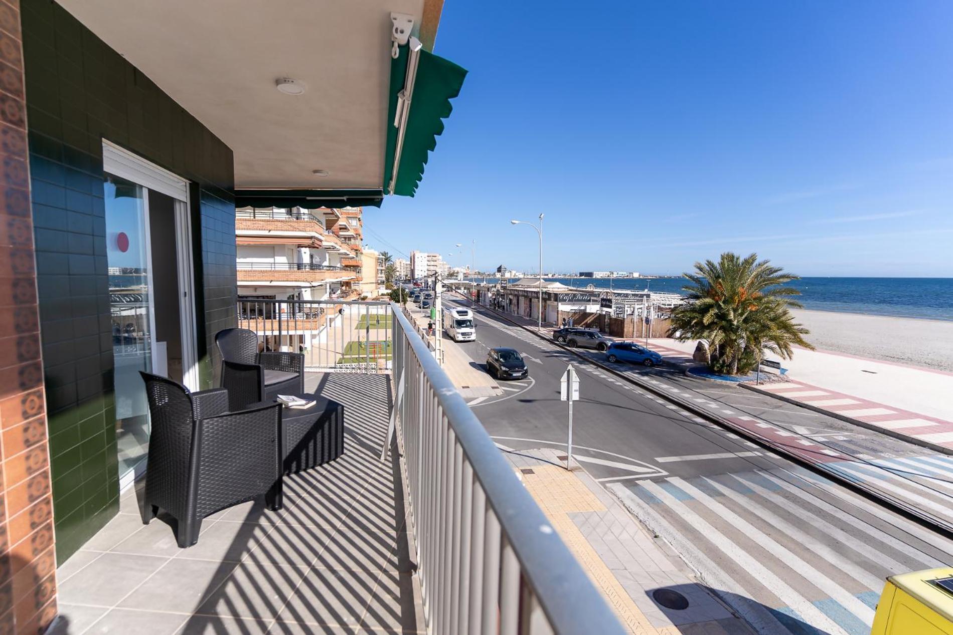 Rentafive Primera Linea Terraza Reformado Santa Pola Exterior foto